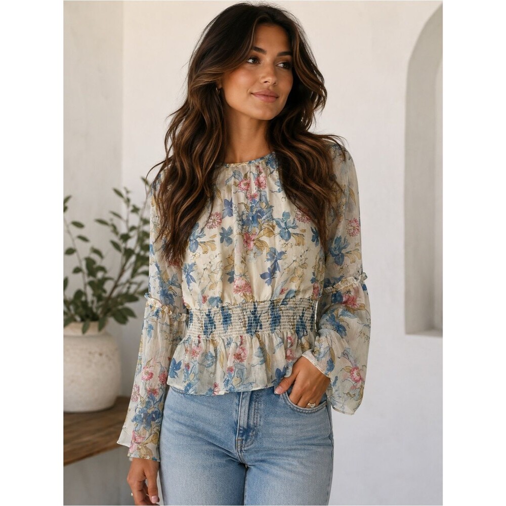 Tuckernuck Lily of the Valley Jennie Blouse NWT Size Medium